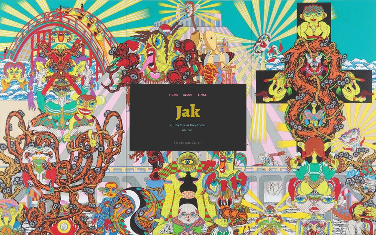 Carrd profile picture for @jak